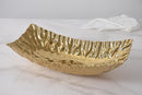 Pampa Bay Porcelain Mascali D'oro Rectangular Centerpiece, Gold