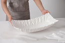 Pampa Bay Porcelain Rectangular Centerpiece, Mascali Bianca, White