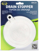 Flat Sink and Tub Stopper White