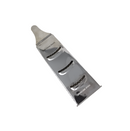 9.5-inch 4-sided stainless steel box grater with ergonomic handle, shown on a white background.
