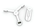 Joseph Joseph TriScale Compact Folding Digital Scale, White