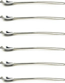 RSVP tiny Salt Condiment Spoon, 6 pc set