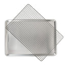 Nordic Ware 2 Pc Naturals Big Sheet W/Oven Safe Nonstick Grid, 1-Pack, Aluminum