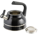 2.3 Qt Stainless Steel Tea Kettle – Black