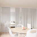 Umbra Anywhere Expandable Room Divider, Tension Curtain Rod, Damage Free, 36 to 66 Inches, White