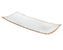 Gold Rimmed Gamma Tray 14" X 6"