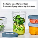OXO Good Grips Twist & Stack Container – 20 oz – 2 Pack
