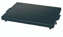 Black enamel coated hot plate for cooking and warming food, Magic Mill brand, with adjustable settings