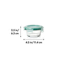 OXO Good Grips 1 Cup Smart Seal Glass Round Food Storage Container