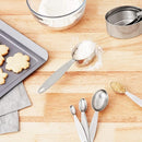 Cuisipro Stainless Steel Measuring Cup and Spoon Set