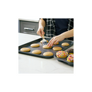 Elbee Home 8 Piece Baking Pan Set, Patented Space Saving Self Storage Design, Nonstick Carbon Steel Bakeware Set