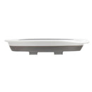 Home Basics Collapsible Colander, Grey Folds Flat for Storage (Large Round)