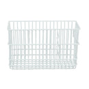 Home Basics Hanging Vinyl Coated Steel Utensil Holder, White