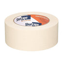 Light tan roll of Shurtape brand CP 105 general purpose crepe paper masking tape, showing the product label.