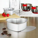 Fat Daddios Anodized Aluminum, Heart Pan, 6 in x 3 in