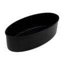 Non-stick oval baking pan for bread, casseroles, and roasting – durable black bakeware for oven cooking.