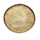 Godinger Round Texture Tray 12"  Elegant Gold Serving Tray with Textured Design