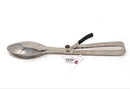 Large, shiny metal serving tongs with a snapping closure mechanism and the "Vitantonio" brand visible on the handle.