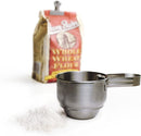 RSVP International Endurance® Stainless Steel Vintage One-Hand Sifter, 1 Cup | Top Cakes, Sift Flour, Marinade BBQ & More | Dishwasher Safe | Powder Sugar, Sift Flour, Spread Toppings & More