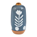 Mud Pie Floral Dot Bud Vase, Large, 6 1/4" X 3"