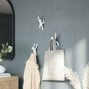 Umbra Buddy Decorative Wall Mounted Hooks Set of 3, White