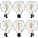 Satco 4.5 Watt 40 Watt G25 Globe Filament LED 3000K Medium Base Dimmable
