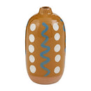 Mud Pie Floral Dot Bud Vase, Medium,5 1/4" X 2 3/4" Dia
