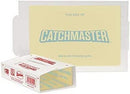 A red and blue cardboard box containing Catchmaster Pro Strength Mouse & Insect Glue Boards. The box clearly displays the brand name "CATCHMASTER" in large white letters and "PRO STRENGTH" below it. The product is labeled as "MOUSE & INSECT GLUE BOARDS" in English and French.