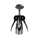 Reliable wine corkscrew from Home Basics, ideal for quickly uncorking wine bottles with its intuitive wing design.
