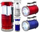 Shawshank LEDz COB Pop-Up Lantern with Spotlights in blue and red, featuring a compact design with a pop-up lantern and built-in spotlight.