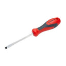 Crescent Slotted Screwdriver – Durable flathead screwdriver with a red and black ergonomic grip handle for comfort and control. Features a sturdy steel shaft and precision tip for efficient fastening and loosening of screws.