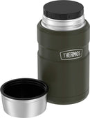 Thermos 24-Ounce Stainless Steel Vacuum Insulated Food Jar (Army Green), one size