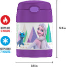 THERMOS FUNTAINER 10 Ounce Stainless Steel Vacuum Insulated Kids Food Jar, Frozen 2