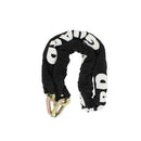 Timco Hex Steel Security Chain featuring hardened hexagonal steel links, a black protective sleeve with the word "GUARD" printed in white, and heavy-duty zinc-plated end loops.