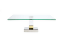 Glass Cake Stand with Acrylic Stand 12" L X 8" H
