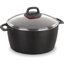 6.87-Quart Volcanic Sauce Pan with Lid Cooker