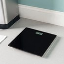 Glass Bathroom Scale Black