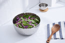 Large Ceramic Silver Round Bowl