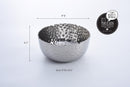 Large Ceramic Silver Round Bowl