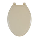 Slow close toilet seat elongated Bone