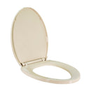 Slow close toilet seat elongated Bone