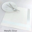 Foil Corner Design Disposable Charger - 16 pcs
