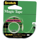 Scotch Magic Tape: the original matte finish, invisible tape in a convenient refillable dispenser.
