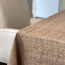 54" x 96" gold tablecloth with elegant sheen