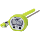 Taylor digital instant read pocket thermometer with a plastic casing and digital display on a white background.