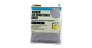 Frost King Heavy Duty Reinforced Polyethylene Window Air Conditioner Cover in its packaging, showing product details and dimensions (18" high, 27" wide, 22" deep)