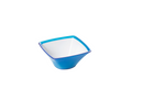 4" Square Sm Turquoise Acrylic Bowl