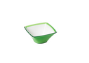 4" Square Sm Green Acrylic Bowl