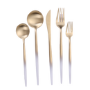 Vera White/Champagne Gold Cutlery 20pc Set