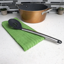 Silicon Slotted Spoon with Stainless Steel Handle